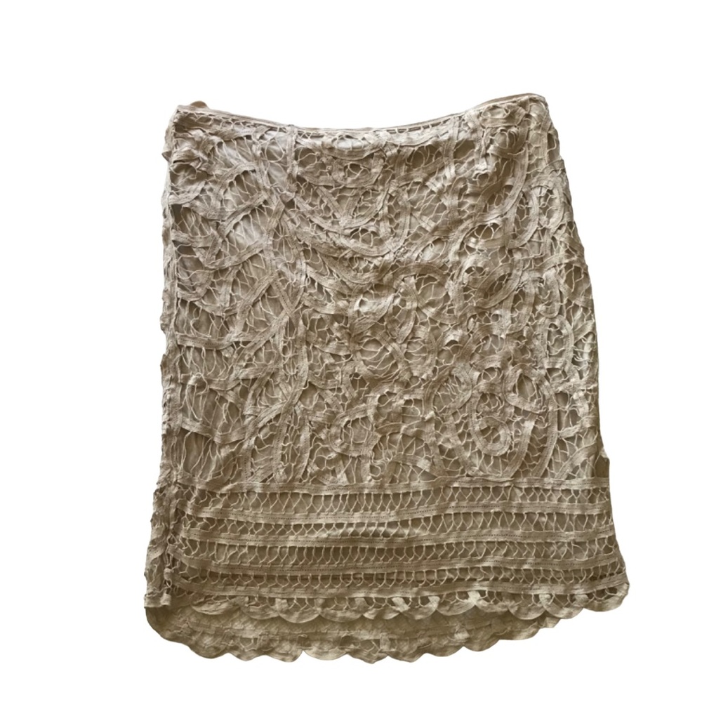 I.N.C tan skirt size 8